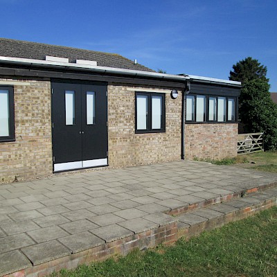 Rear patio